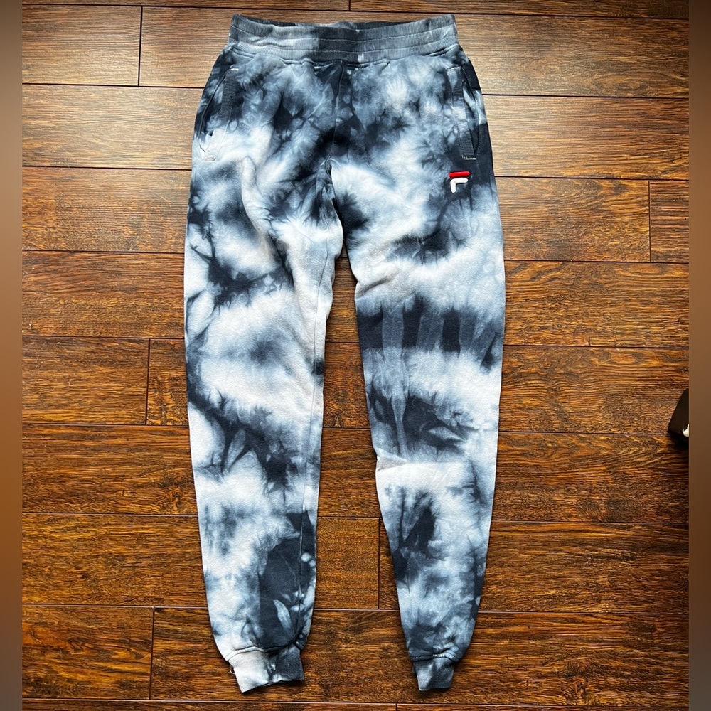 Fila tie dye joggers girls XXL